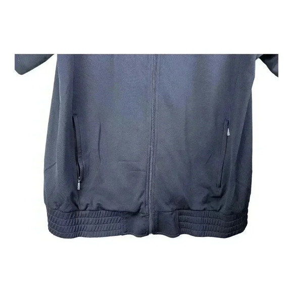 Nike Air Warmup Jacket Men XL Black Full Zip Track Short Sleeve Set It Off Zip - Picture 3 of 11